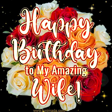 happy birthday wife gifs|Happy birthday to my wonderful wife